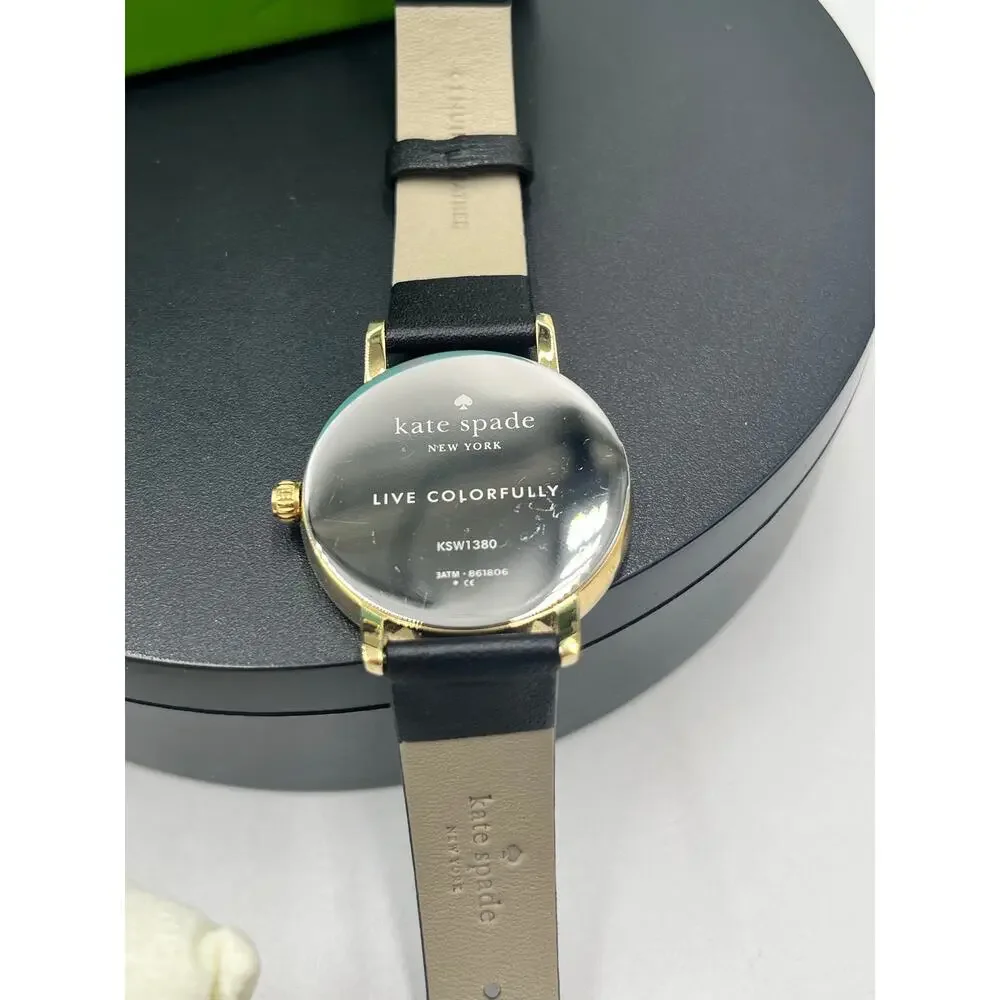 Kate Spade New York Metro 0586 Women's Leather Analog‎ Dial Quartz Watch EY586